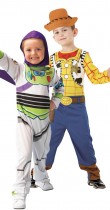 Déguisement couple enfant Woody et Buzz l’éclair de Toy Story™