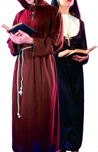 déguisement couple moine et religieuse