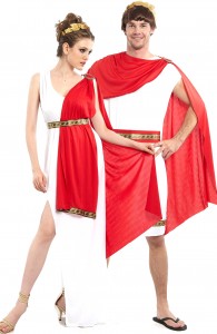 déguisement couple romain