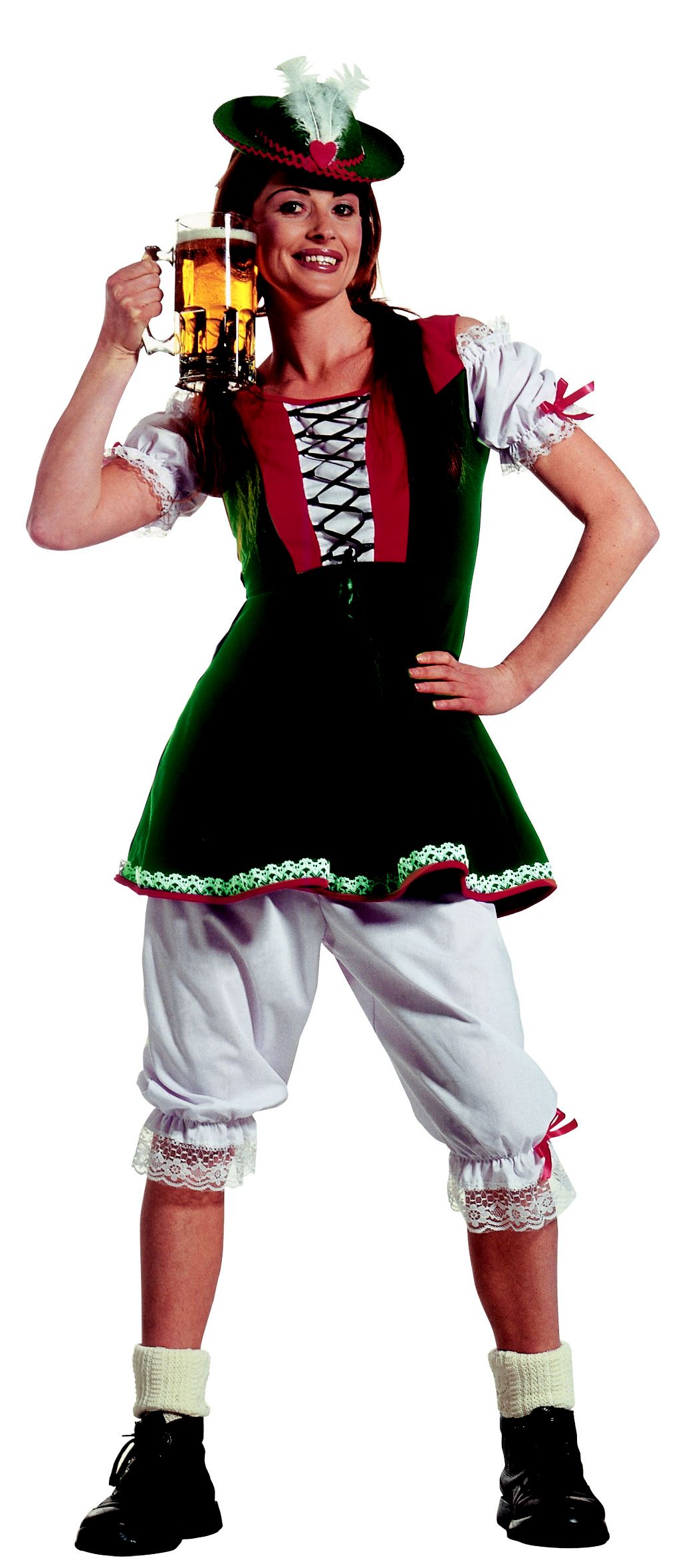 Costume Bavarois Femme Dirndl - Tenue Traditionnelle Pour Oktoberfest, Halloween Et Fêtes !