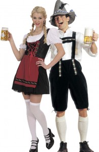 déguisement couple bavarois