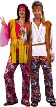 Déguisement couple hippie