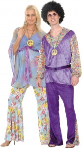 déguisement couple hippie de luxe