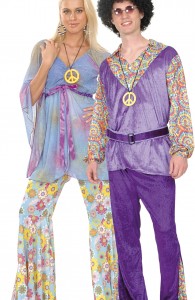 déguisement couple hippie de luxe