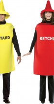 Déguisement couple moutarde et ketchup