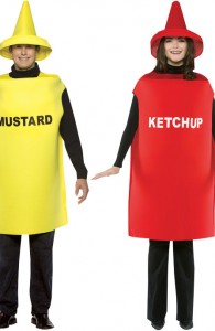 déguisement couple ketchup et moutarde