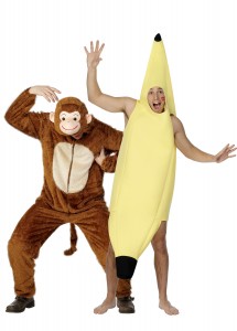 déguisement couple singe et banane