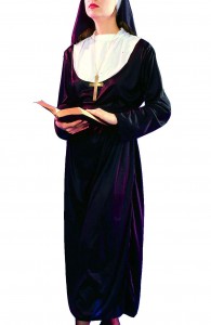 déguisement religieuse femme