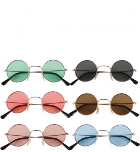 lunettes rondes de hippie