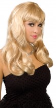 Perruque blonde longue