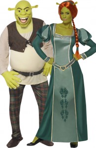 déguisement couple Shrek et Fiona