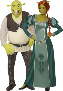 déguisement couple Shrek et Fiona