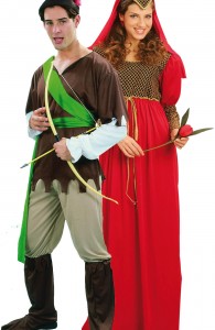 déguisement couple médiéval