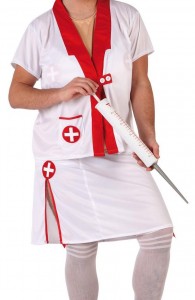 déguisement infirmière pour homme