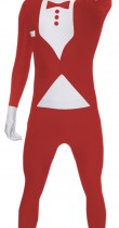 Déguisement Morphsuits™ serveur rouge