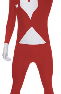 déguisement morphsuits serveur rouge