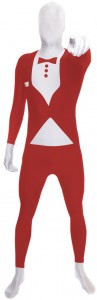 déguisement morphsuits serveur rouge