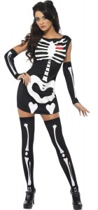 déguisement squelette sexy femme
