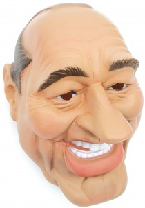 masque jacques chirac