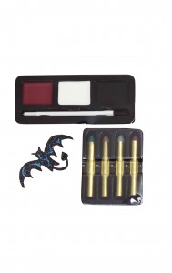 kit maquillage et tatoo halloween