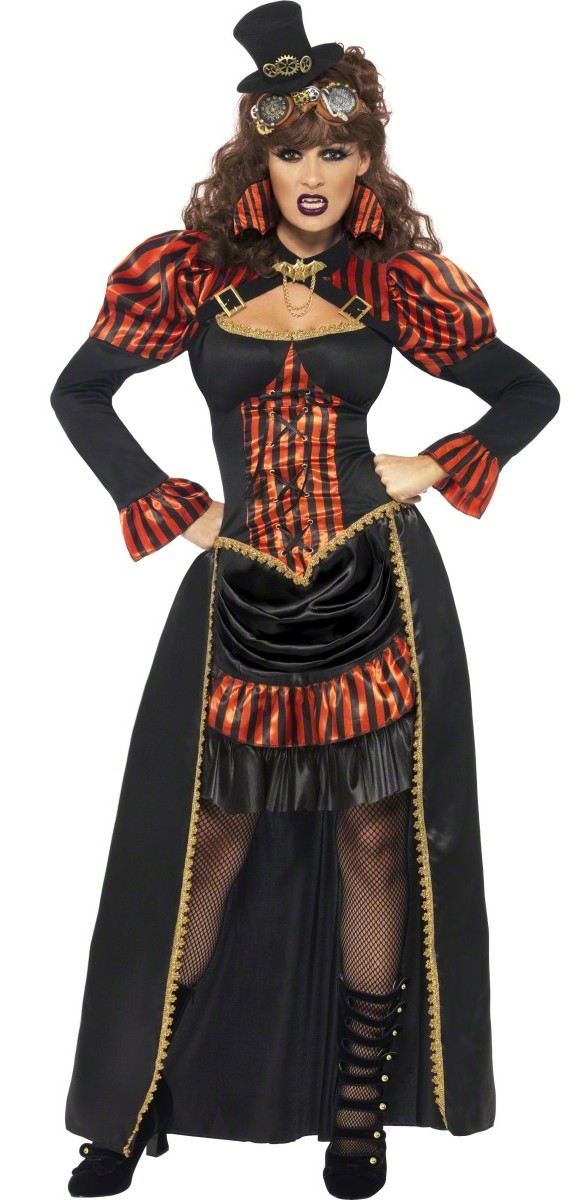 déguisement comtesse steampunk : costume rétro futuriste femme