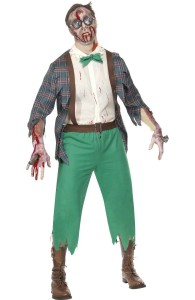 déguisement geek zombie homme