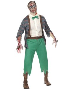 déguisement geek zombie homme