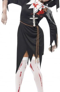 déguisement religieuse zombie