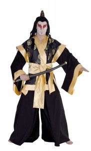 déguisement samourai homme
