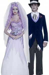 déguisement couple de mariés gothiques