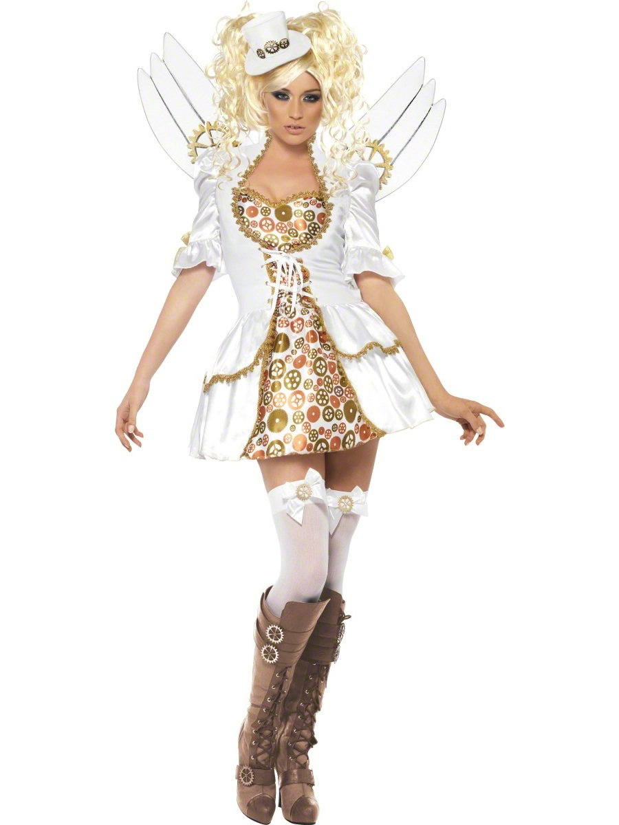 Déguisement steampunk femme : ange victorien