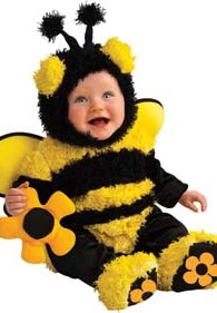 Déguisement bébé abeille