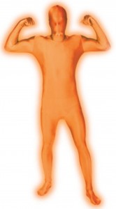 Morphsuit orange fluo
