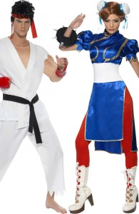 déguisement couple Street Fighter Chun-Li et Ryu