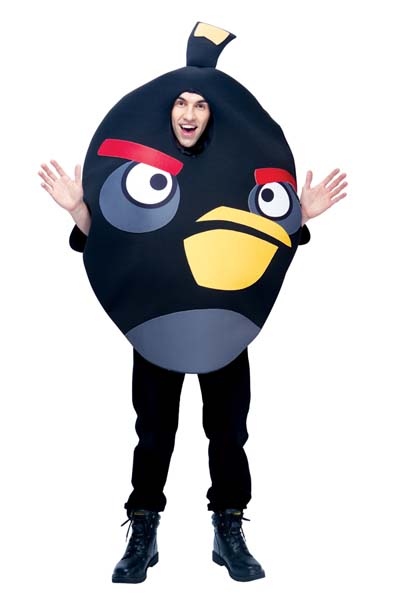 Bonnet Angry Bird Noir et Rouge (lot de 2