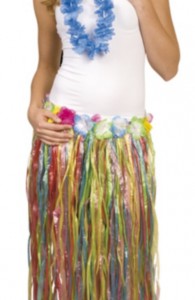 jupe hawaienne femme