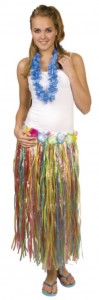 jupe hawaienne femme